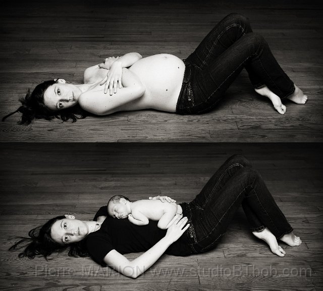Photos-avant-apres-grossesse.jpg - Photographe de grossesse et nouveau-ne à Saint-etienne, avant apres