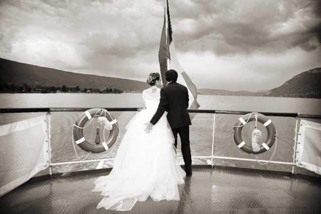 Photographe-mariage-annecy.jpg - Photographe de mariage Annecy croisiere le Libellule