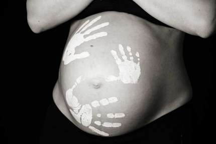 Photo de grossesse originale