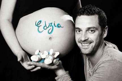 Photo de grossesse originale