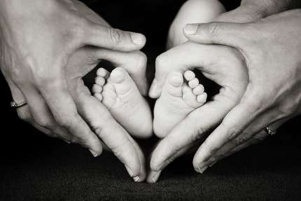Photo pieds de bébé