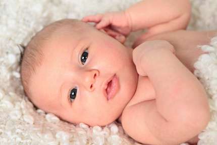 Photo de bébé portrait