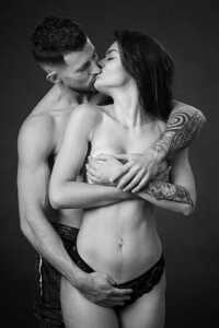 Photo de couple nu érotique