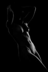 Nu artistique noir et blanc