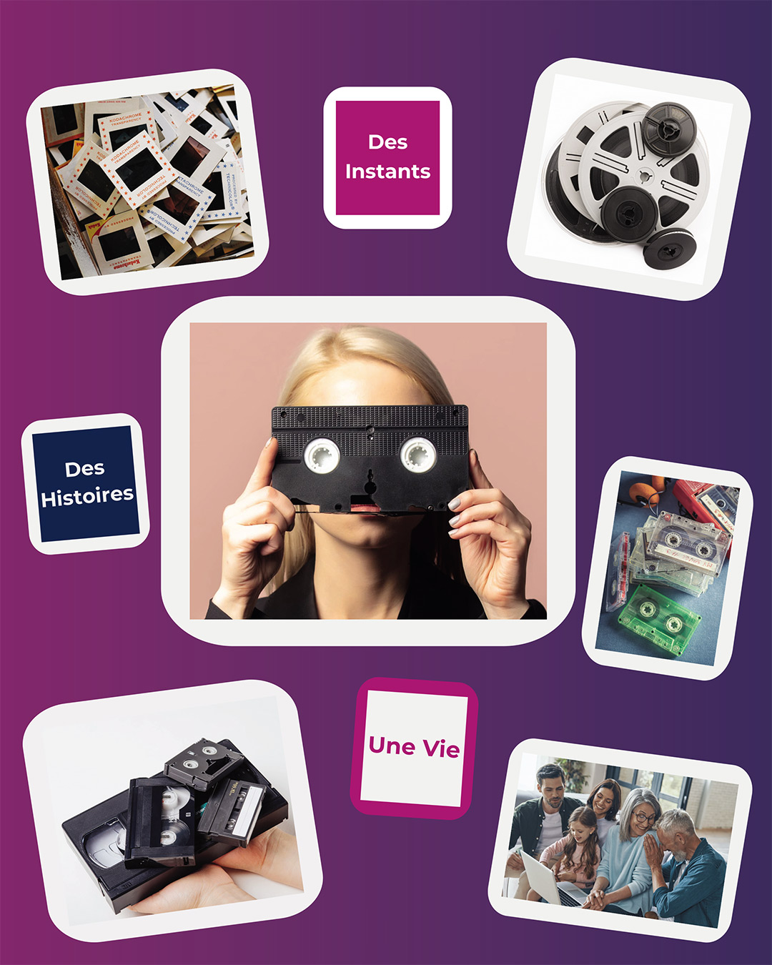 Numériser cassettes Numérisation de cassettes