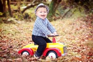 Photo d'enfant en automne