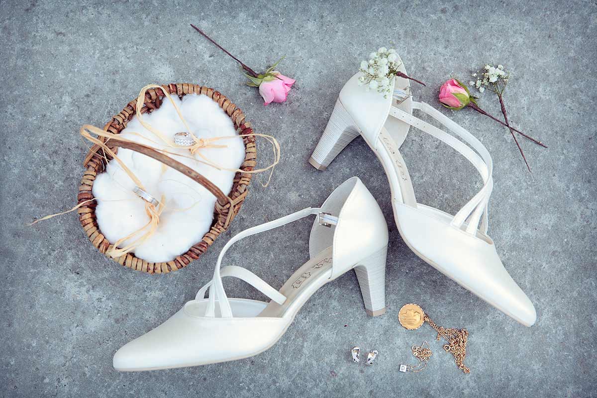 Photo mariage originale flat lay