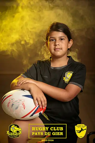 Photographe rugby club pays du gier