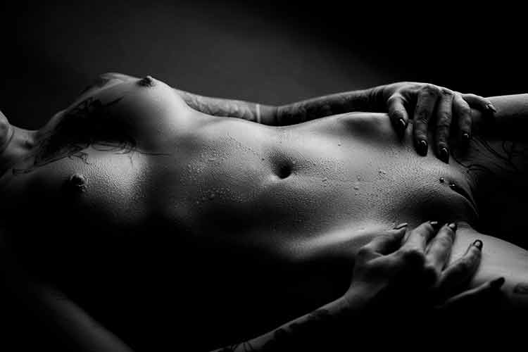 Séance photo nu érotique